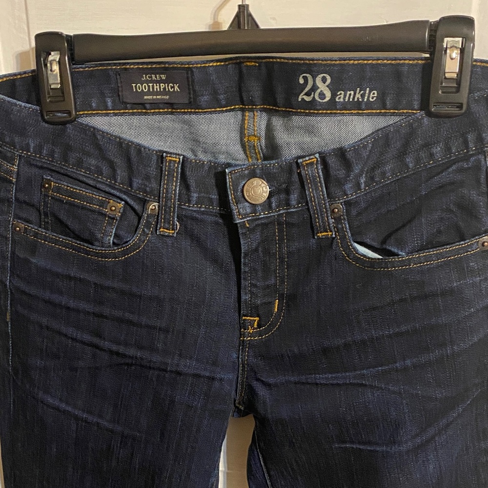 J. Crew Women's Navy Ankle Jeans